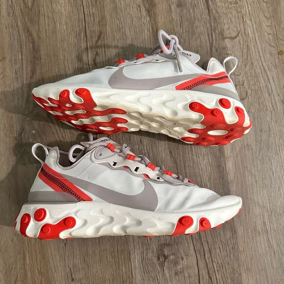 Nike 2020 Women's React Element 55 Sail Phantom Red size 8.5 - Picture 12 of 12